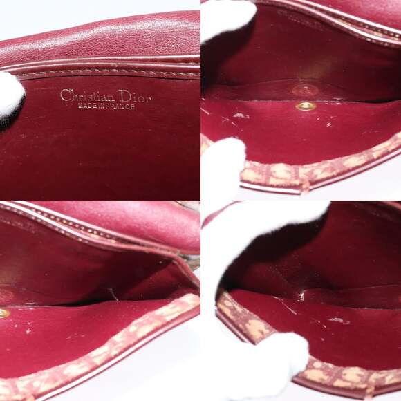 DIOR Trotter Canvas Shoulder Bag Red - Picture 11 of 11